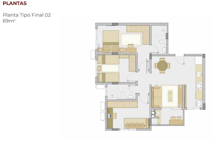 Apartamento, 3 quartos, 69 m² - Foto 19