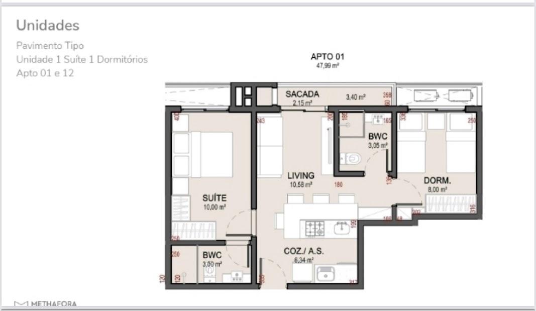 Apartamento, 2 quartos, 54 m² - Foto 2
