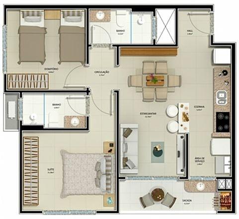 Apartamento, 2 quartos, 75 m² - Foto 7