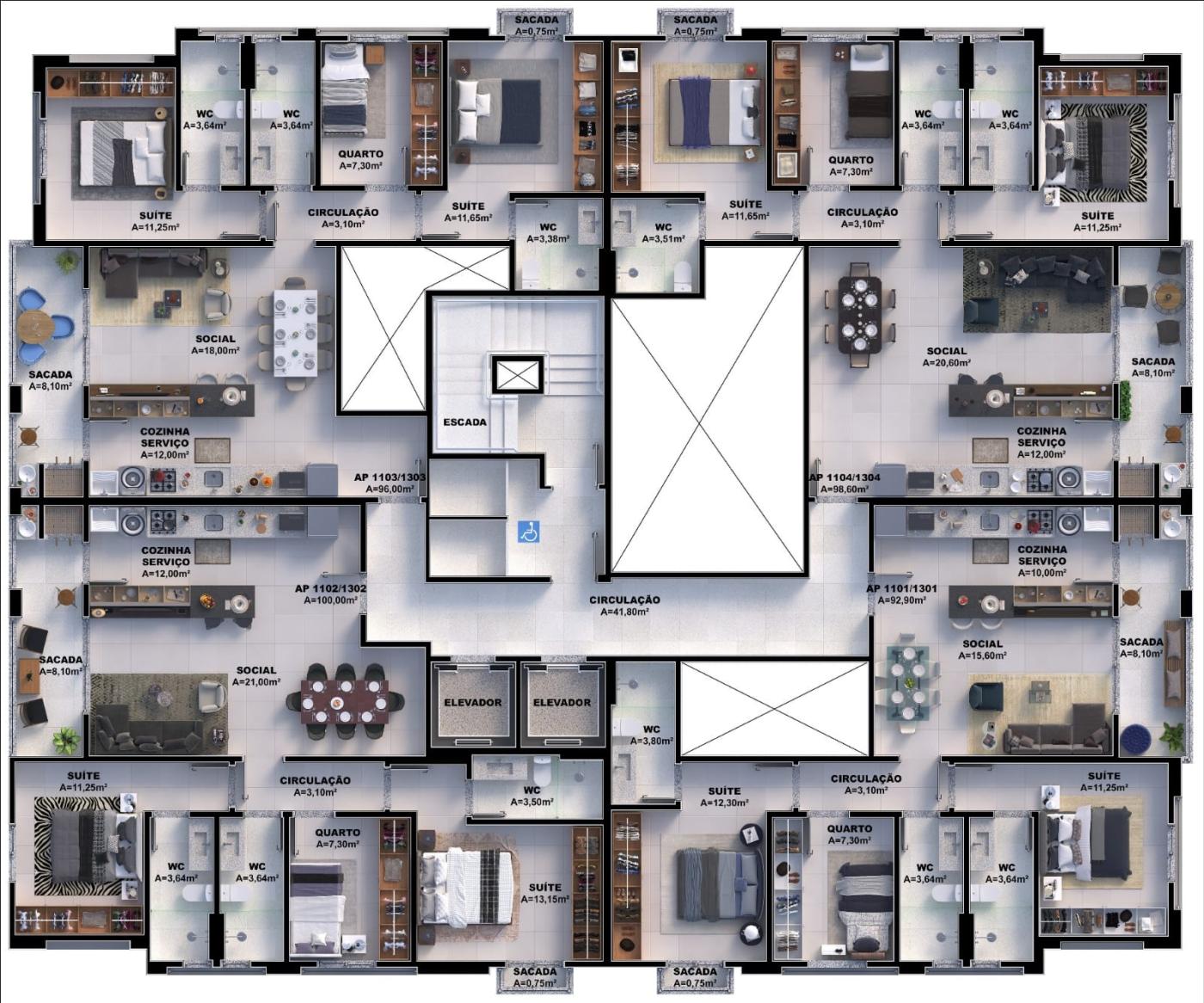 Apartamento, 3 quartos, 95 m² - Foto 18