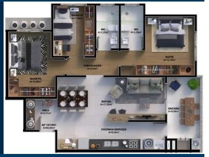 Apartamento, 3 quartos, 89 m² - Foto 5