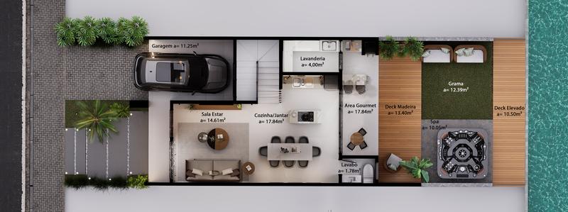 Casa de Condomínio, 3 quartos - Foto 12