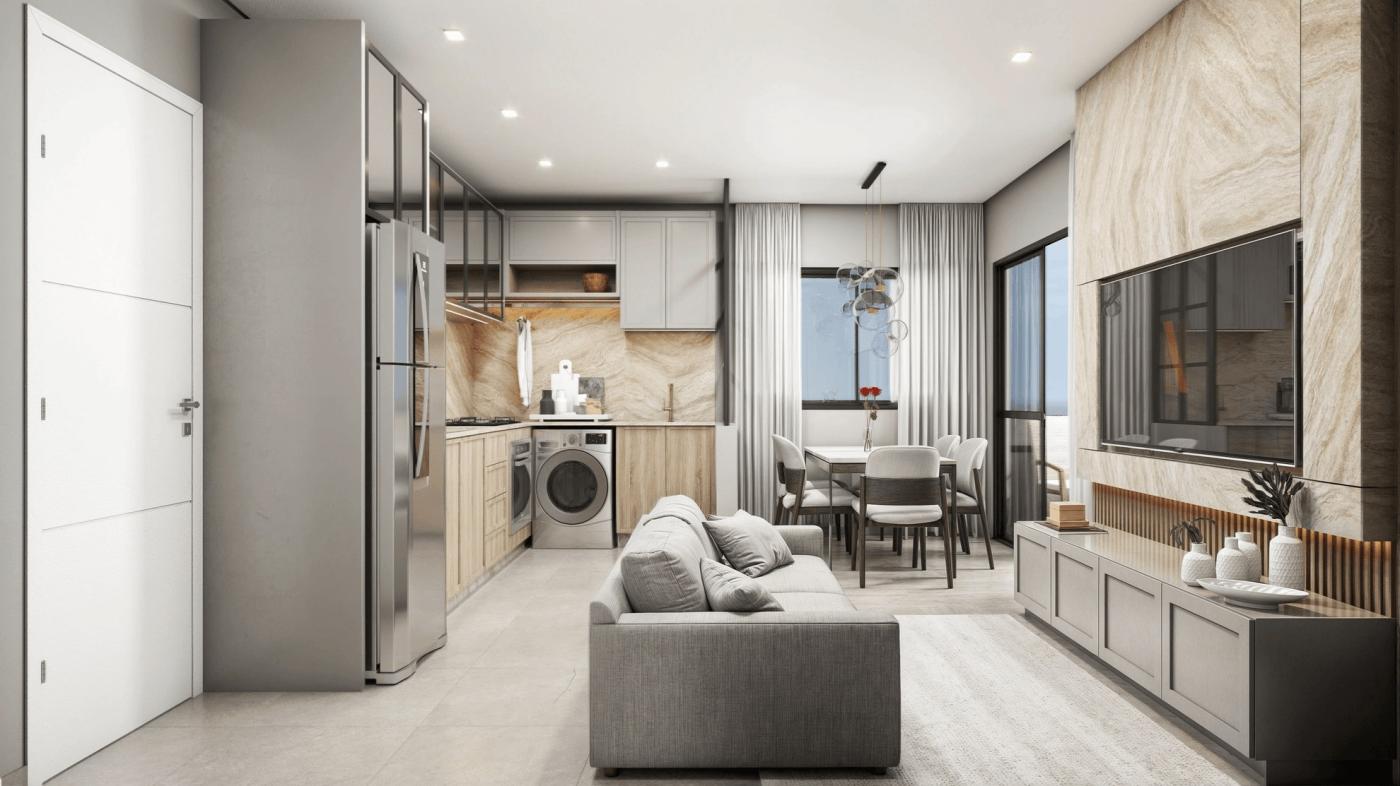 Apartamento, 2 quartos, 58 m² - Foto 3