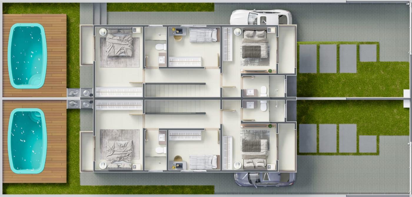 Sobrado, 3 quartos, 110 m² - Foto 3
