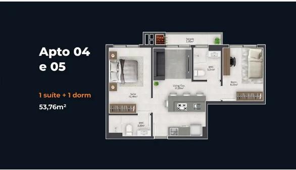 Apartamento, 2 quartos, 54 m² - Foto 29