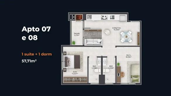 Apartamento, 2 quartos, 54 m² - Foto 28