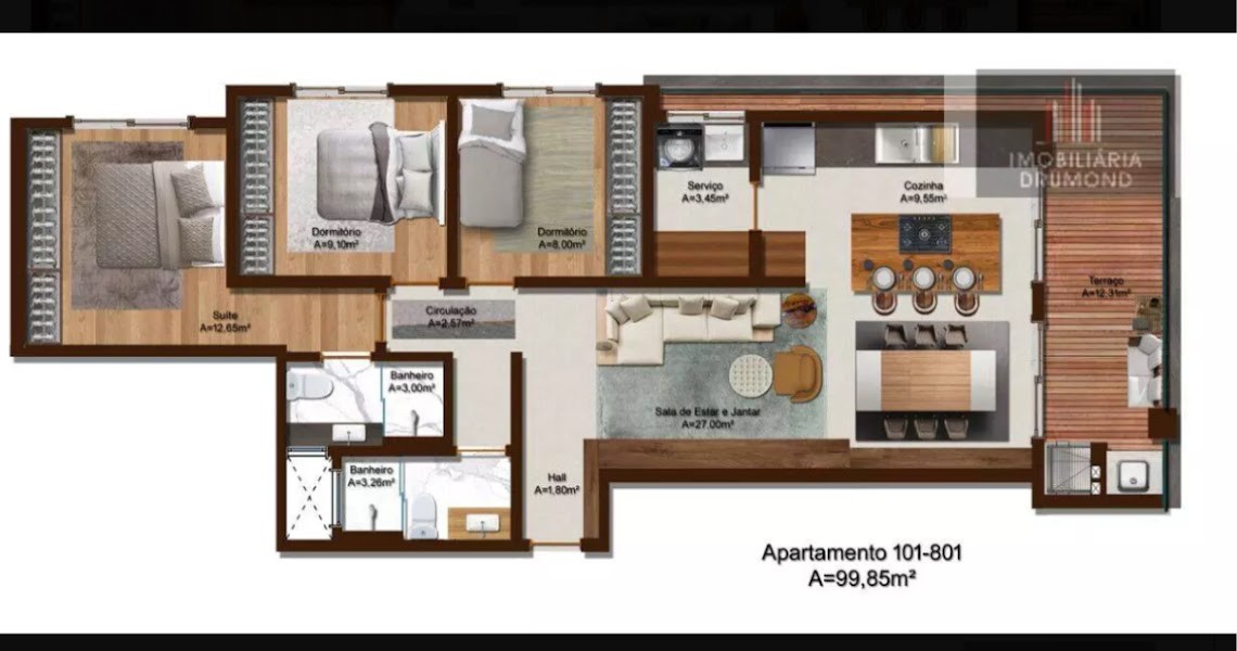 Apartamento, 3 quartos, 92 m² - Foto 26