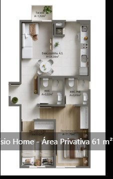 Apartamento, 2 quartos, 51 m² - Foto 16