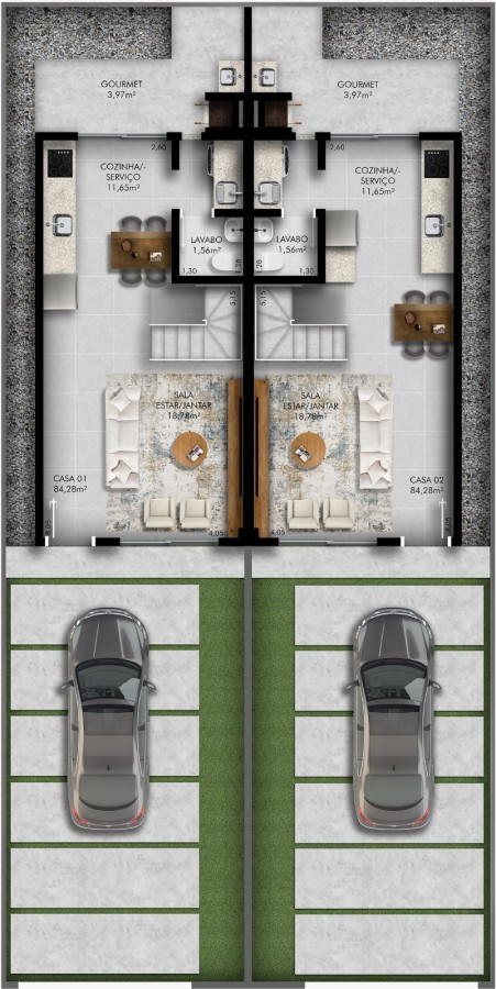 Sobrado, 2 quartos, 84 m² - Foto 11