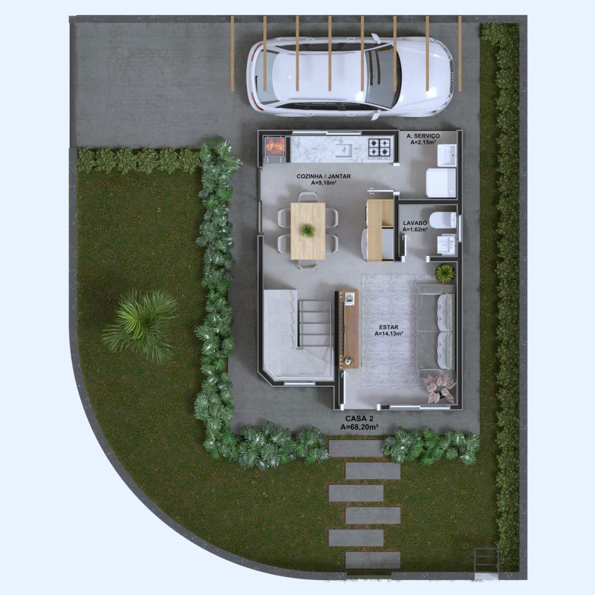 Sobrado, 2 quartos, 80 m² - Foto 18