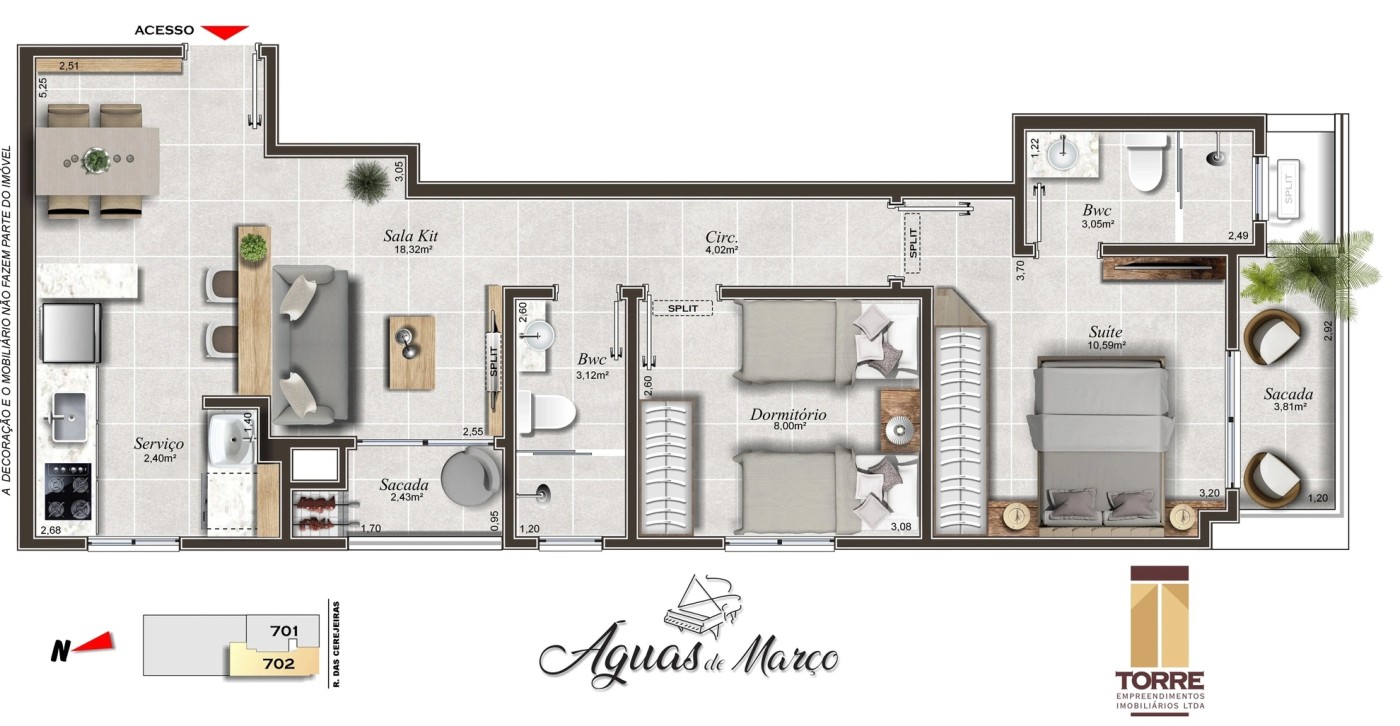 Apartamento, 1 quarto, 37 m² - Foto 3