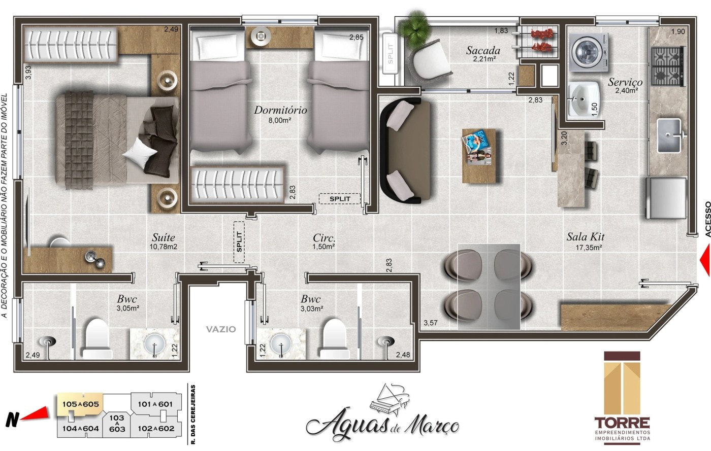 Apartamento, 1 quarto, 37 m² - Foto 6