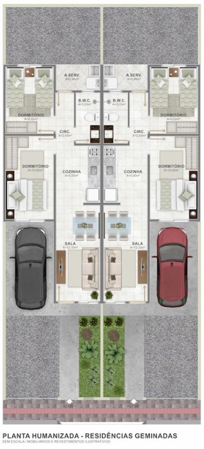 Casa, 2 quartos, 50 m² - Foto 4
