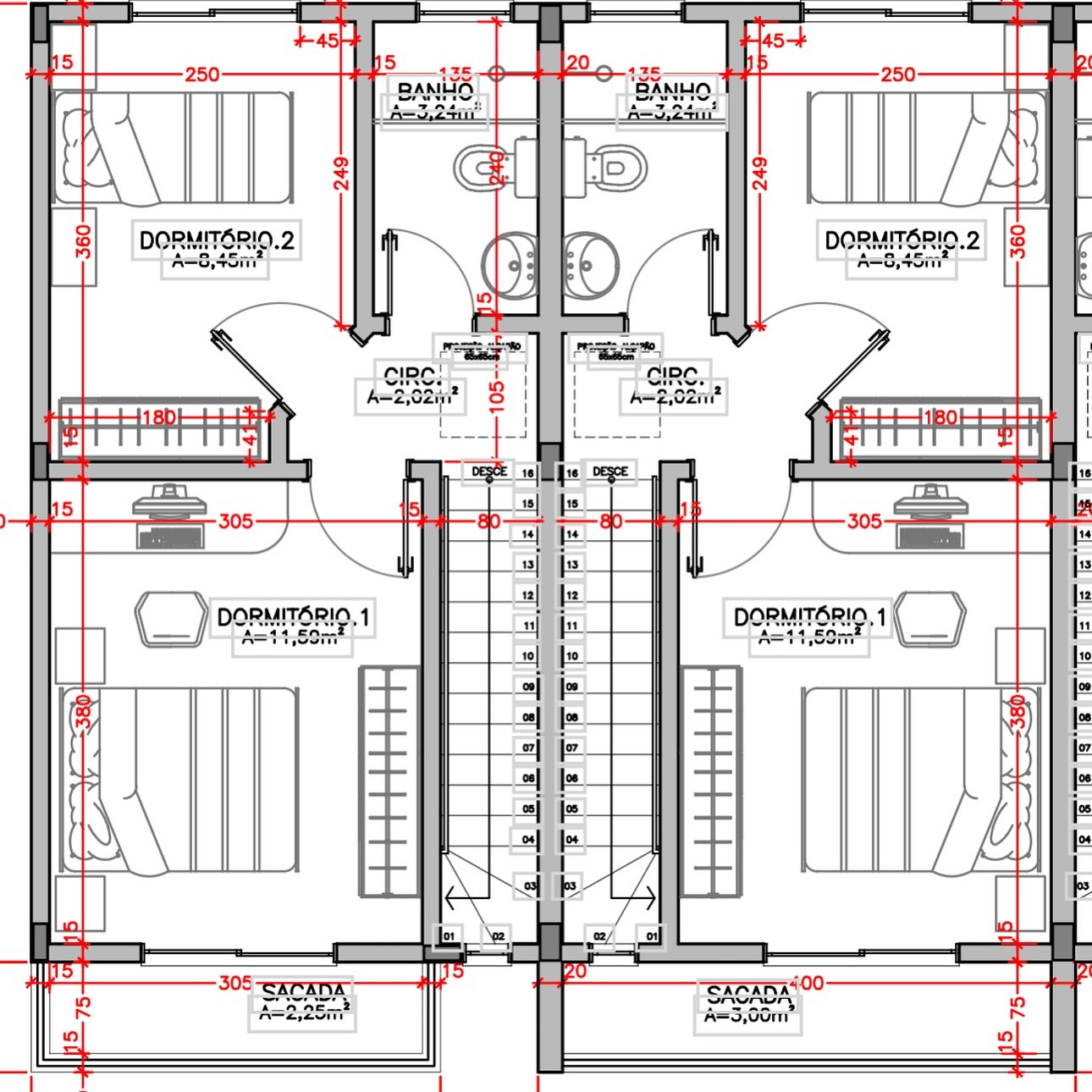 Sobrado, 2 quartos, 80 m² - Foto 3