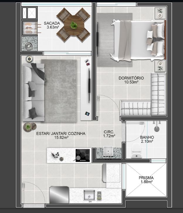 Apartamento, 2 quartos, 64 m² - Foto 6