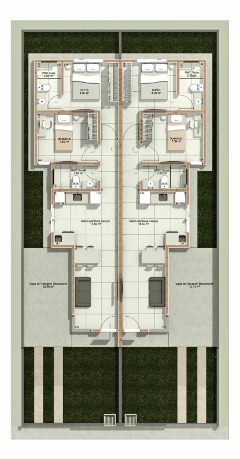 Casa, 2 quartos, 60 m² - Foto 3