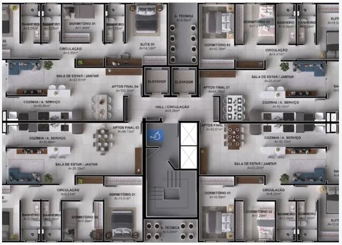 Apartamento, 3 quartos, 92 m² - Foto 5