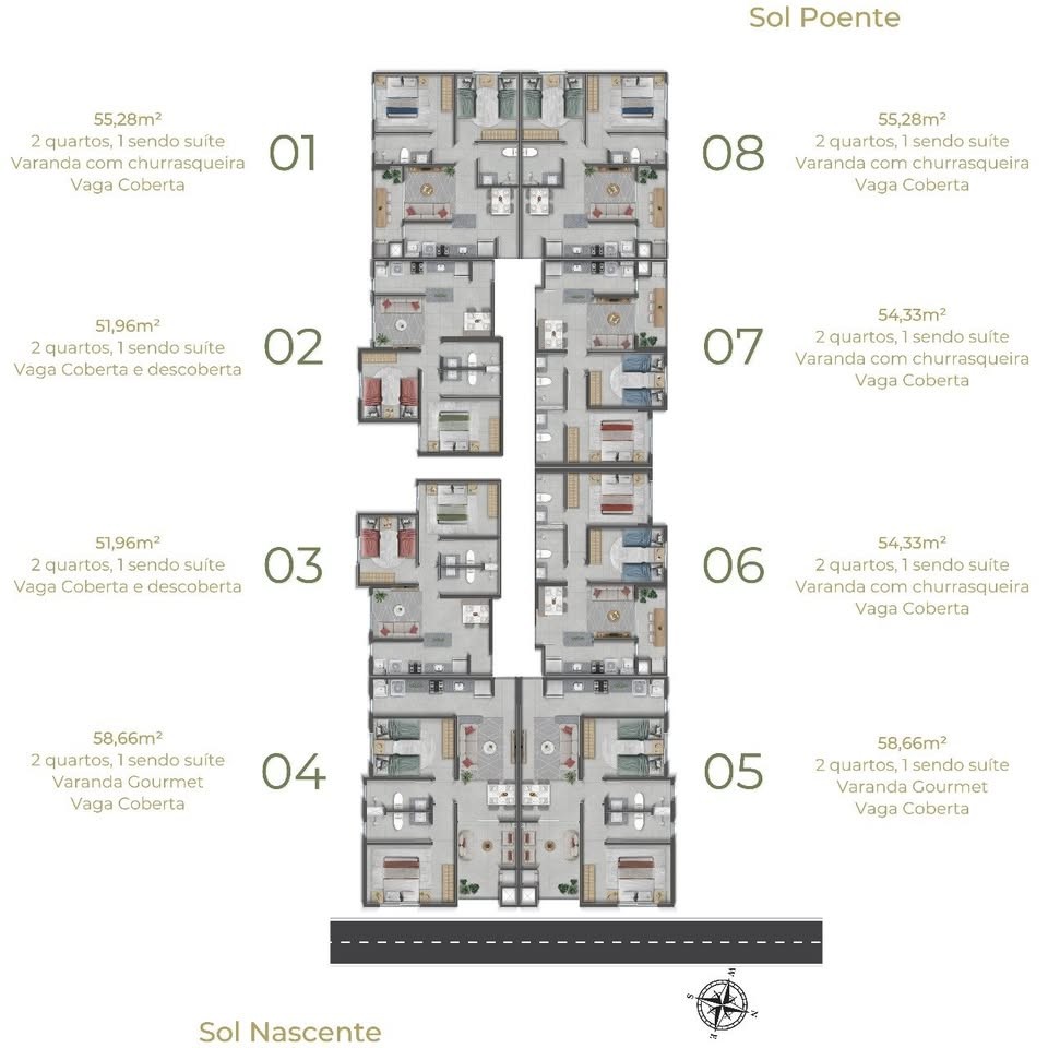 Apartamento, 2 quartos, 52 m² - Foto 6