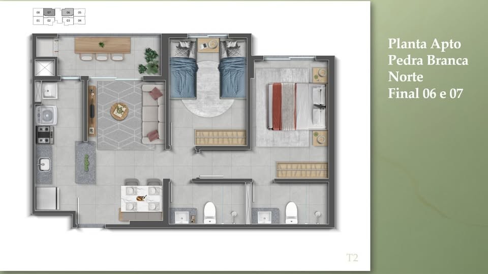 Apartamento, 2 quartos, 52 m² - Foto 5