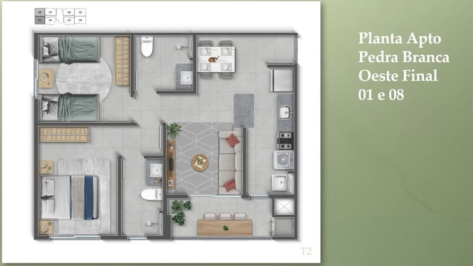 Apartamento, 2 quartos, 52 m² - Foto 7