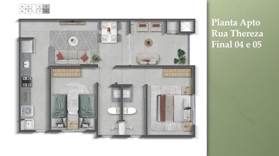 Apartamento, 2 quartos, 52 m² - Foto 12