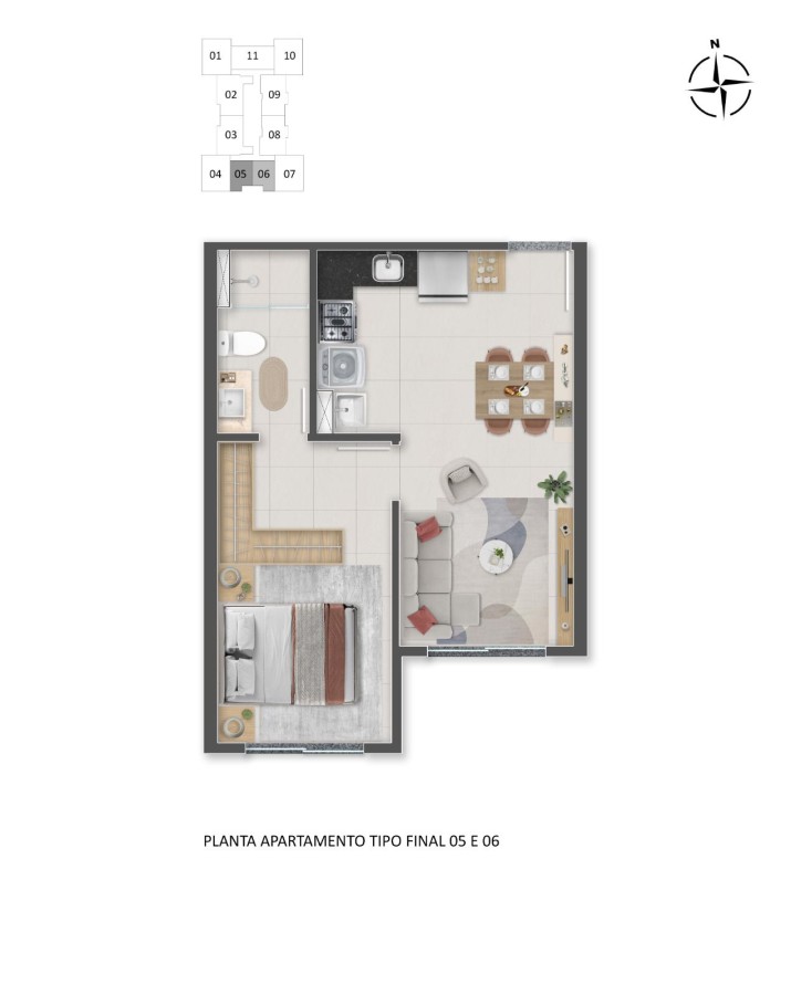Apartamento, 2 quartos, 58 m² - Foto 5