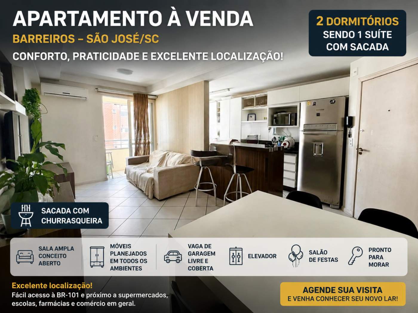 Apartamento, 2 quartos, 67 m² - Foto 4